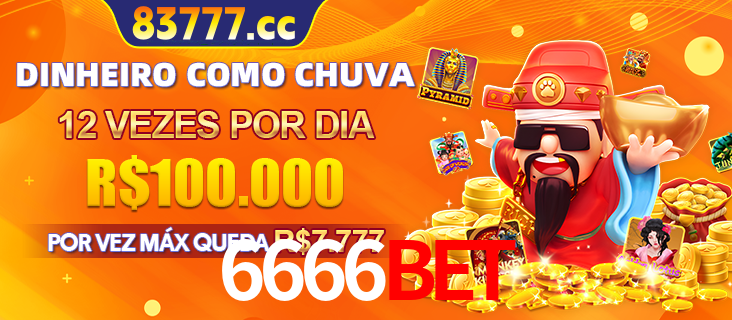 Banner do programa de recompensas Recomende para amigos do 6666bet, detalhando os bônus por convidar amigos, com prêmios que chegam a R$288.888.