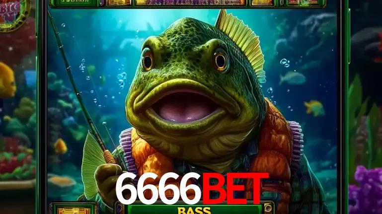Personagem de peixe pescador do popular jogo de slot com tema de pescaria, uma das emocionantes opções de caça-níqueis para jogar e ganhar no cassino 6666bet.
